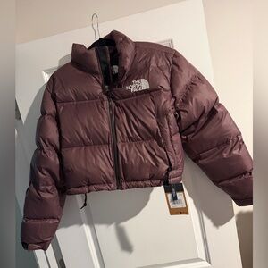 The North Face Short Nuptse Jacket 🔥 Brown